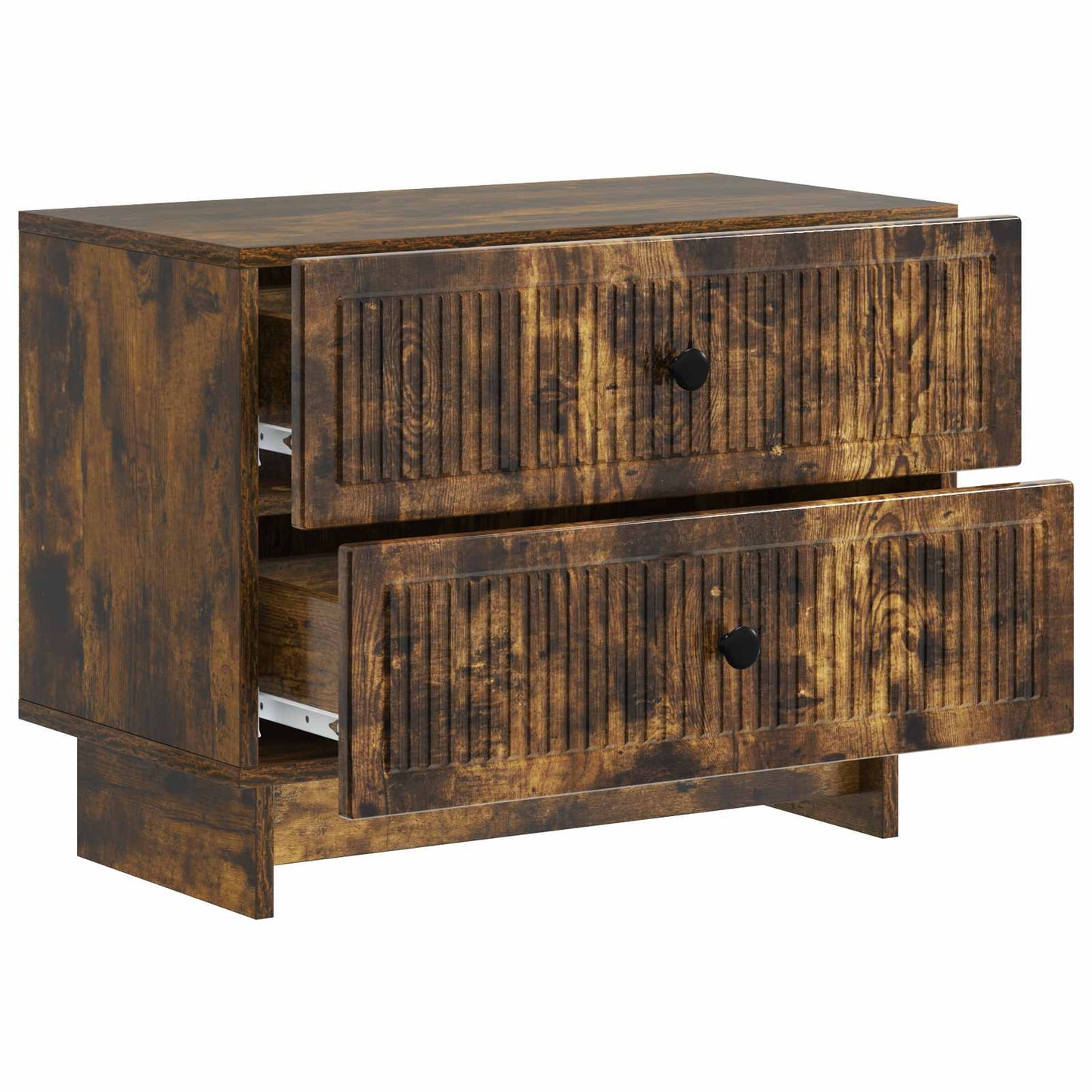 Armadio da Notte Rovere Fumo 62 x 34,5 x 47,5 cm | homemem39