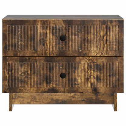 Armadio da Notte Rovere Fumo 62 x 34,5 x 47,5 cm | homemem39