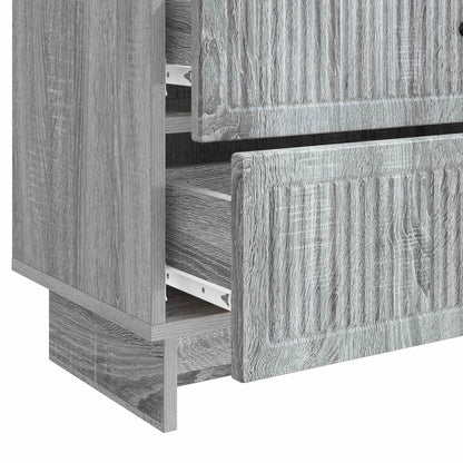Armadio da Notte con cassetto Grigio Sonoma 62 x 34,5 x 47,5 cm | homemem39