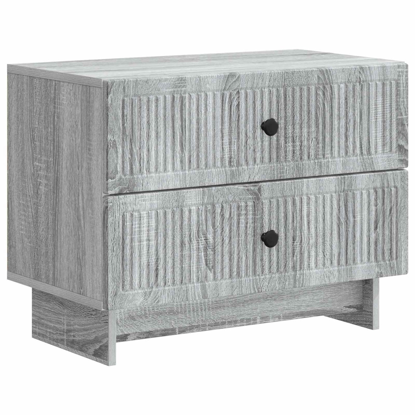Armadio da Notte con cassetto Grigio Sonoma 62 x 34,5 x 47,5 cm
