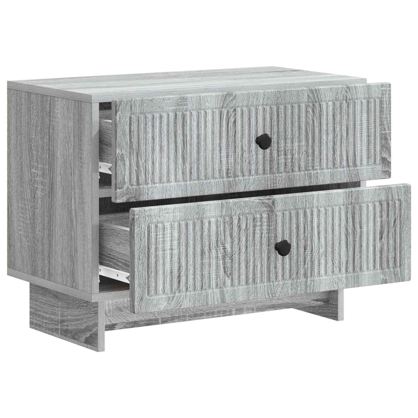 Armadio da Notte con cassetto Grigio Sonoma 62 x 34,5 x 47,5 cm
