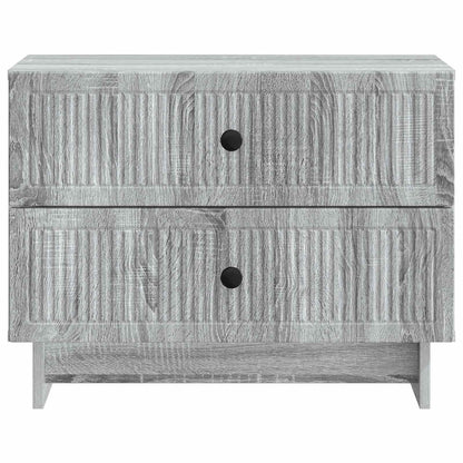 Armadio da Notte con cassetto Grigio Sonoma 62 x 34,5 x 47,5 cm