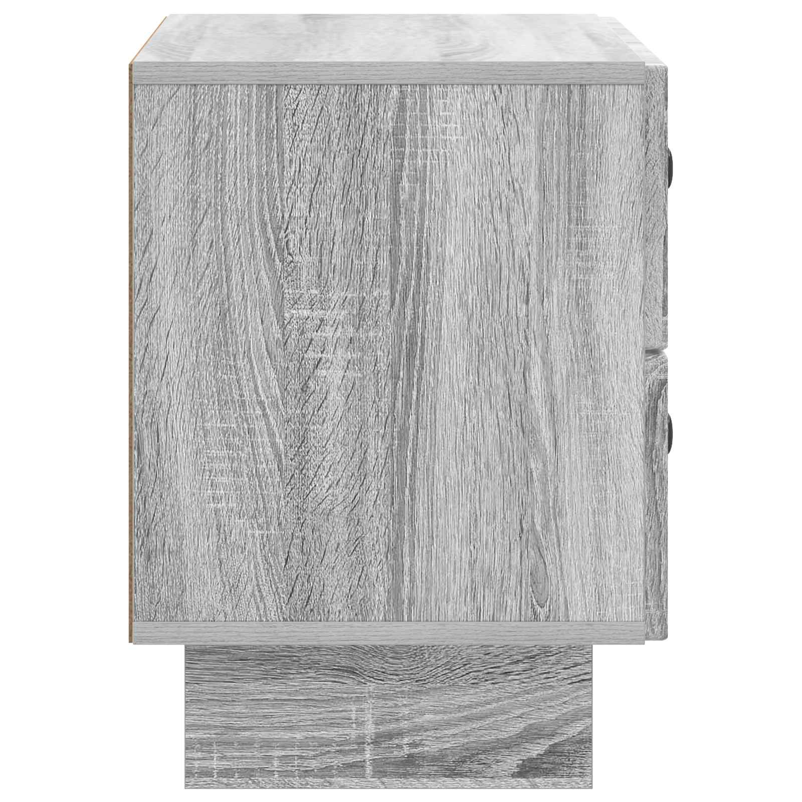 Armadio da Notte con cassetto Grigio Sonoma 62 x 34,5 x 47,5 cm | homemem39