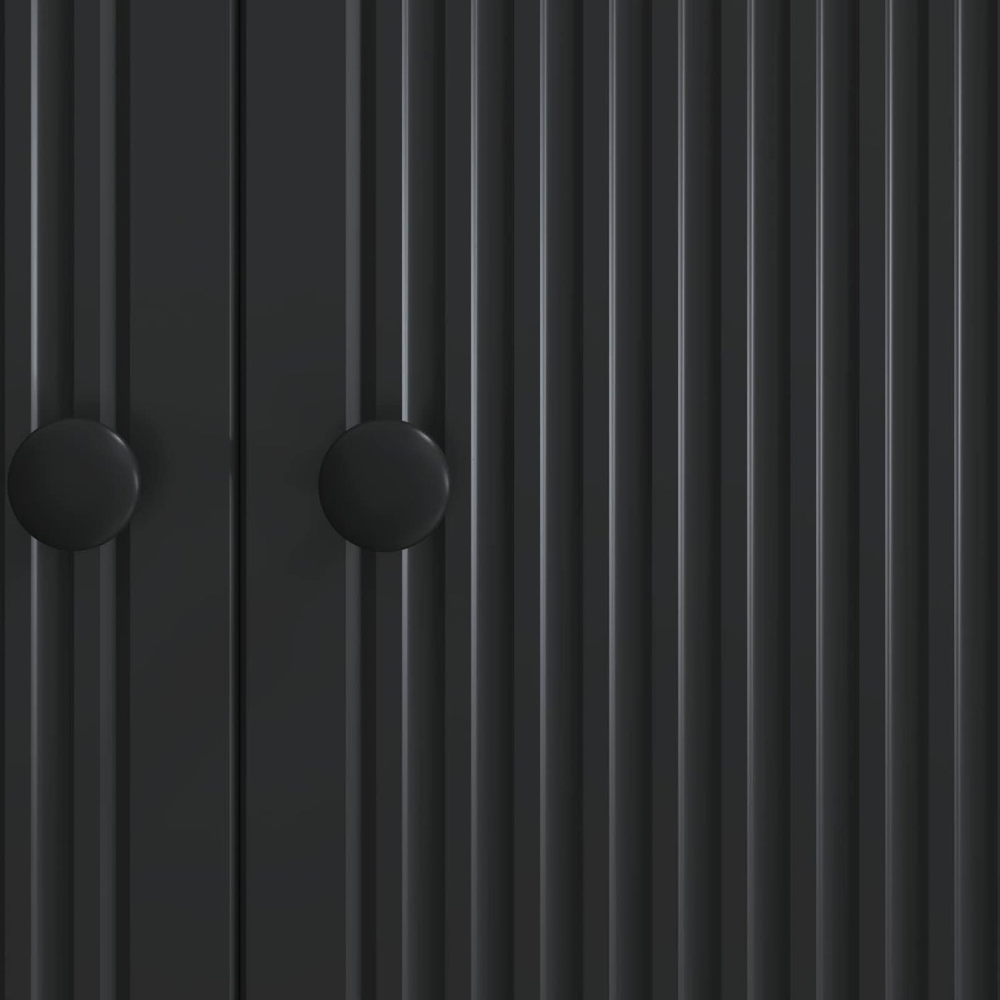 Credenza Nero 66 x 34,5 x 90 cm Legno ingegnerizzato