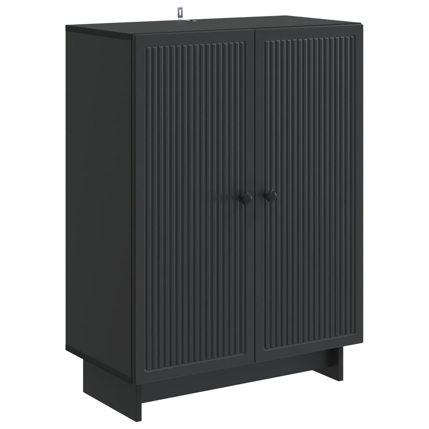 Credenza Nero 66 x 34,5 x 90 cm Legno ingegnerizzato