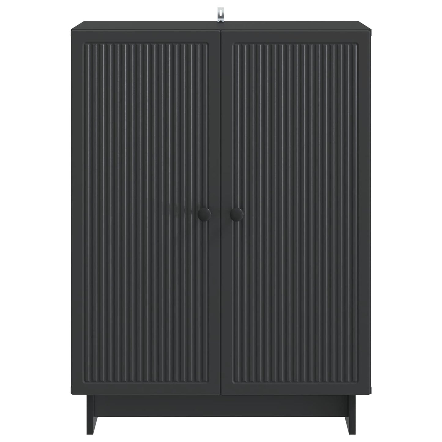 Credenza Nero 66 x 34,5 x 90 cm Legno ingegnerizzato