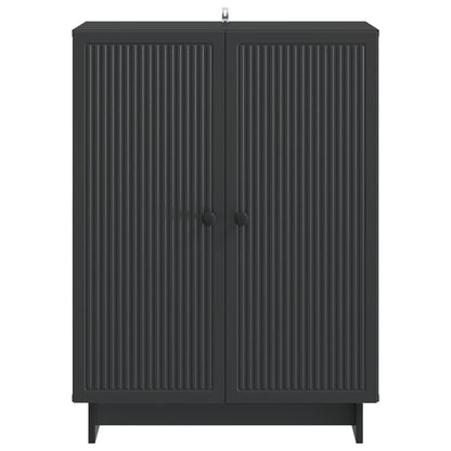 Credenza Nero 66 x 34,5 x 90 cm Legno ingegnerizzato
