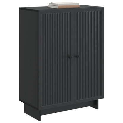 Credenza Nero 66 x 34,5 x 90 cm Legno ingegnerizzato
