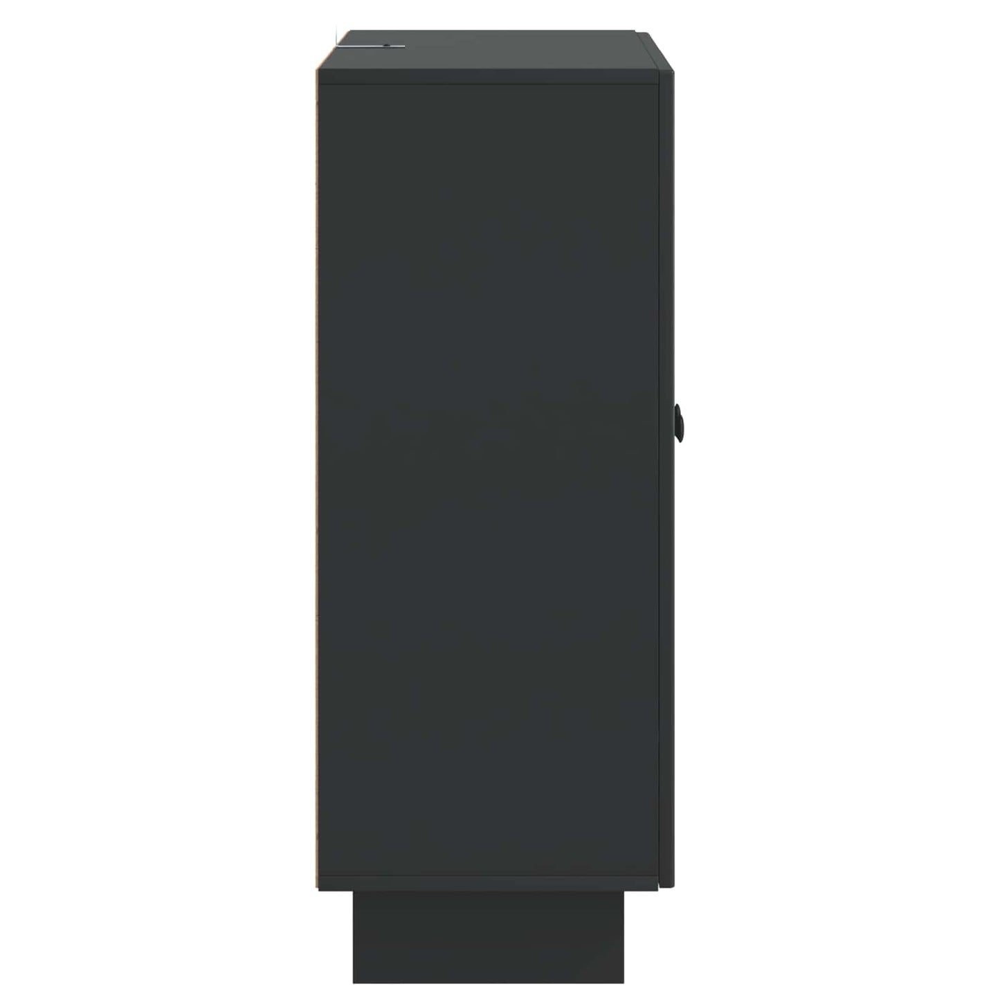 Credenza Nero 66 x 34,5 x 90 cm Legno ingegnerizzato