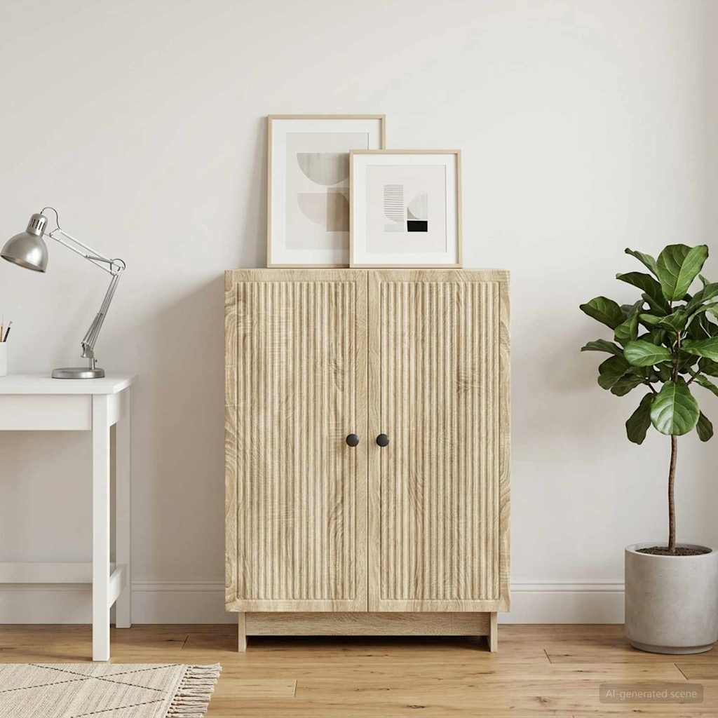 Credenza Rovere Sonoma 66 x 34,5 x 90 cm Legno ingegnerizzato