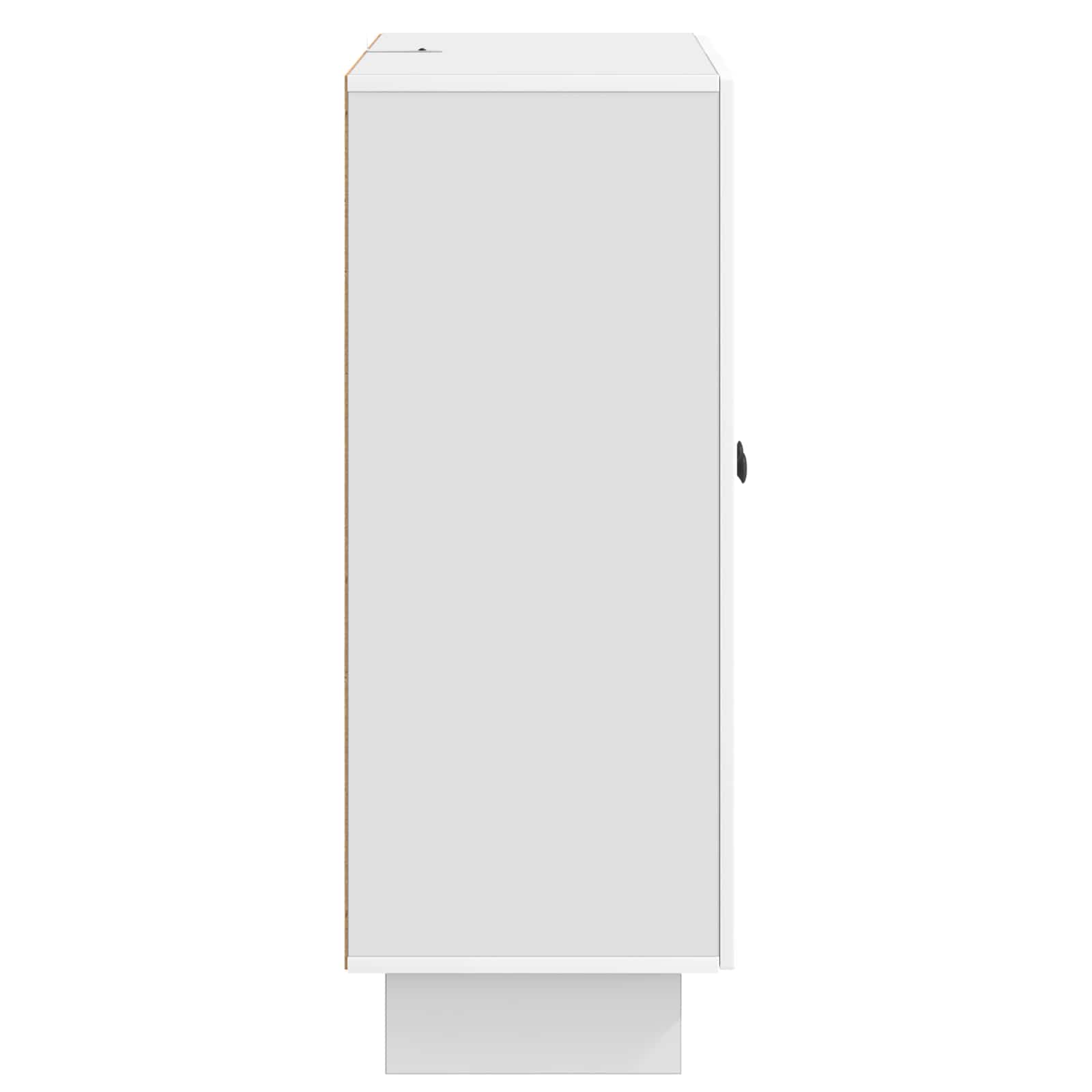 Credenza Bianco Lucido 66 x 34,5 x 90 cm Legno ingegnerizzato | homemem39