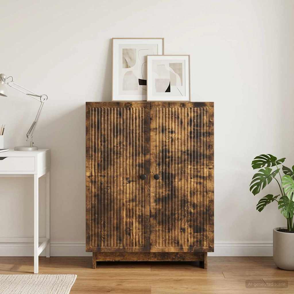 Credenza Rovere Fumo 66 x 34,5 x 90 cm Legno ingegnerizzato