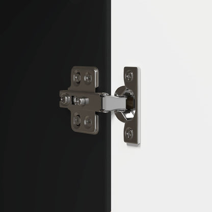 Armadietto Nero 33 x 34,5 x 90 cm Legno ingegnerizzato | homemem39