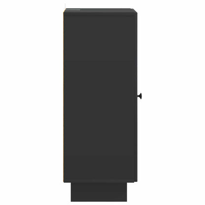 Credenza Nero 33 x 34,5 x 90 cm Legno ingegnerizzato