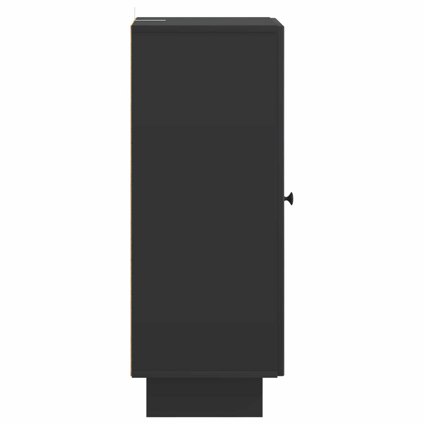 Credenza Nero 33 x 34,5 x 90 cm Legno ingegnerizzato