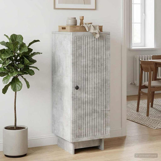 Credenza Grigio Cemento 33 x 34,5 x 90 cm Legno ingegnerizzato