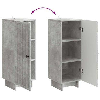 Credenza Grigio Cemento 33 x 34,5 x 90 cm Legno ingegnerizzato