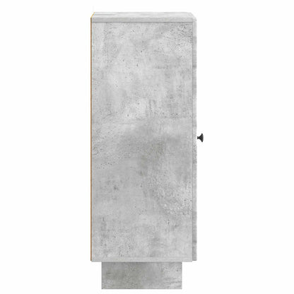 Credenza Grigio Cemento 33 x 34,5 x 90 cm Legno ingegnerizzato
