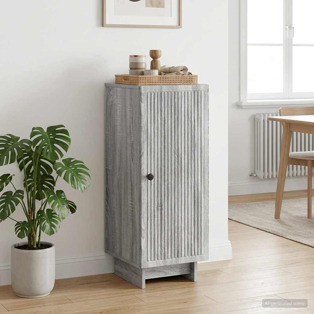 Credenza Sonoma grigio 33 x 34,5 x 90 cm Legno ingegnerizzato