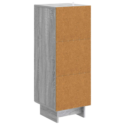 Credenza Sonoma grigio 33 x 34,5 x 90 cm Legno ingegnerizzato