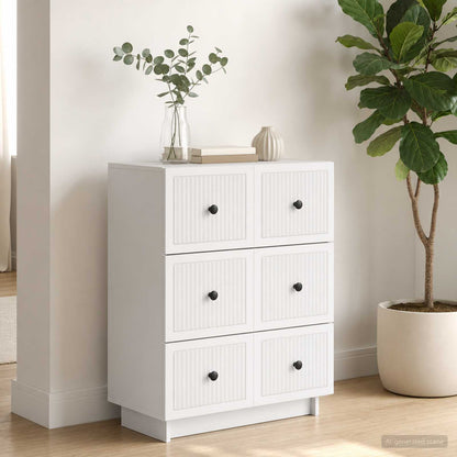 Mobile con Cassetti Bianco 66 x 34,5 x 90 cm