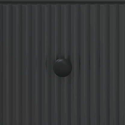 Mobile con Cassetti Nero 66 x 34,5 x 90 cm Legno ingegnerizzato | homemem39