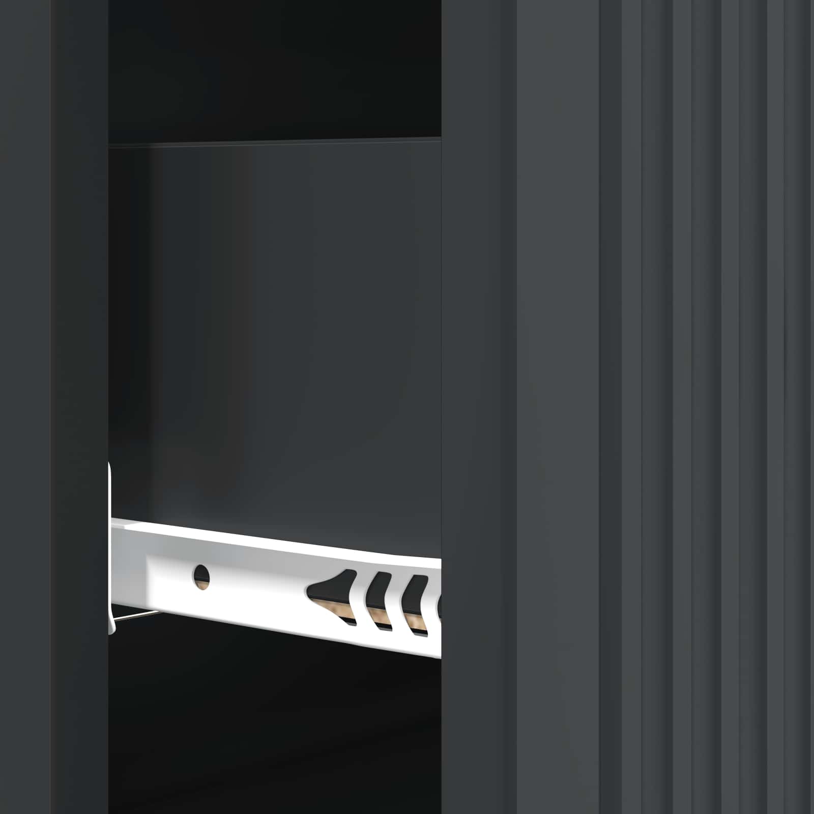 Mobile con Cassetti Nero 66 x 34,5 x 90 cm Legno ingegnerizzato | homemem39