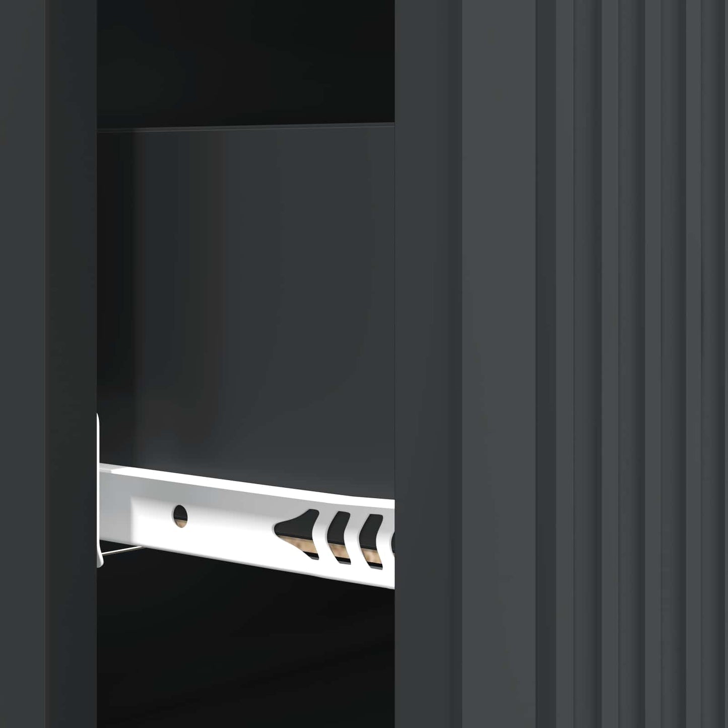 Mobile con Cassetti Nero 66 x 34,5 x 90 cm Legno ingegnerizzato