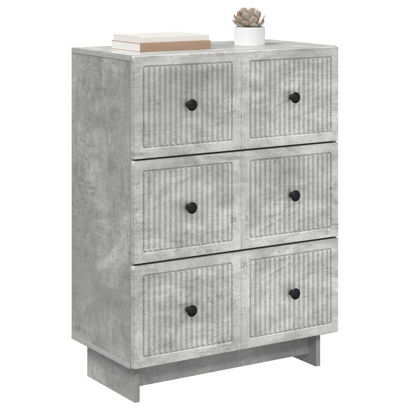 Mobile con Cassetti Grigio Cemento 66 x 34,5 x 90 cm | homemem39