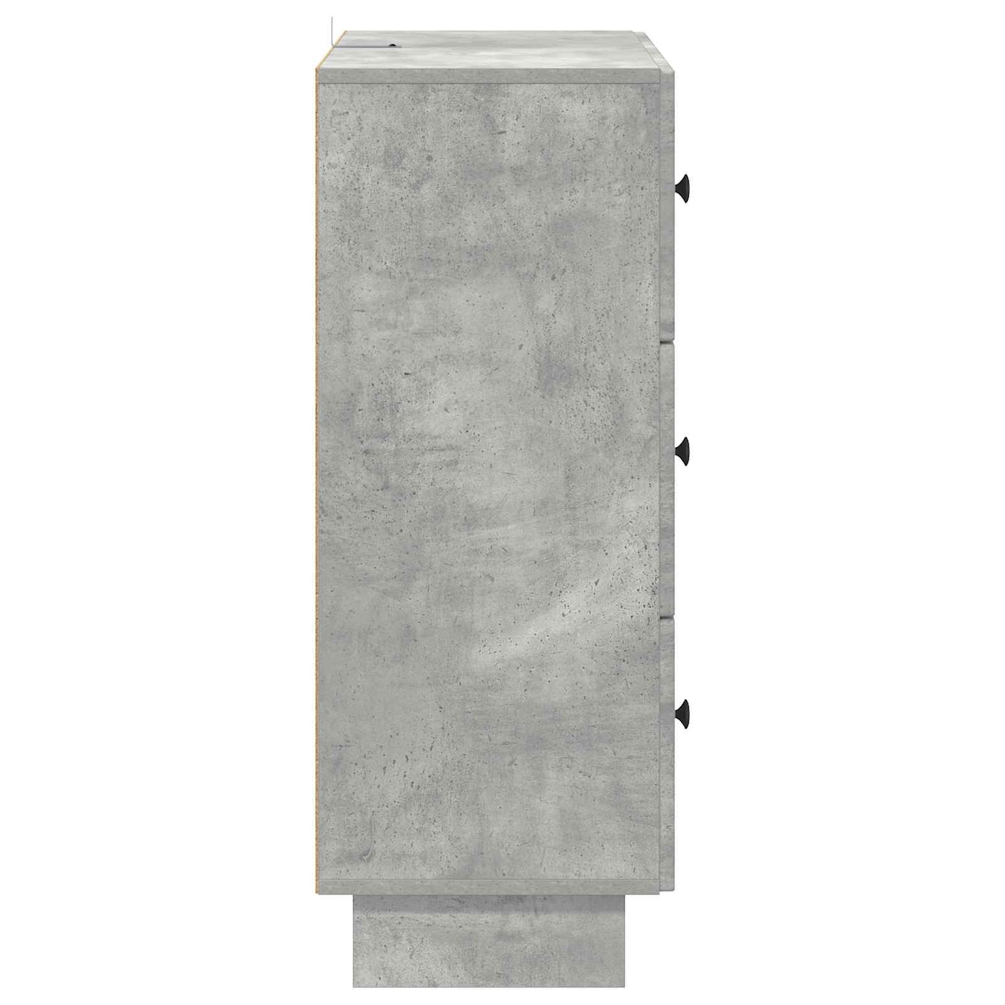 Mobile con Cassetti Grigio Cemento 66 x 34,5 x 90 cm