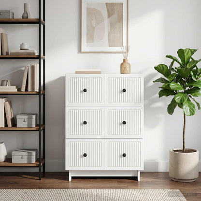 Mobile con Cassetti Bianco Lucido 66 x 34,5 x 90 cm