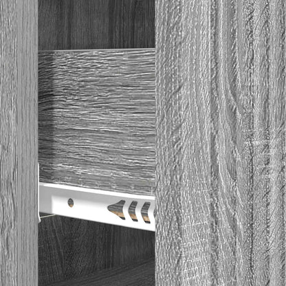 Mobile con Cassetti Grigio Sonoma 66 x 34,5 x 90 cm