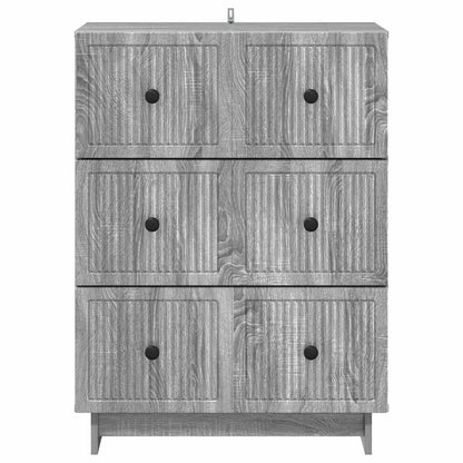 Mobile con Cassetti Grigio Sonoma 66 x 34,5 x 90 cm | homemem39
