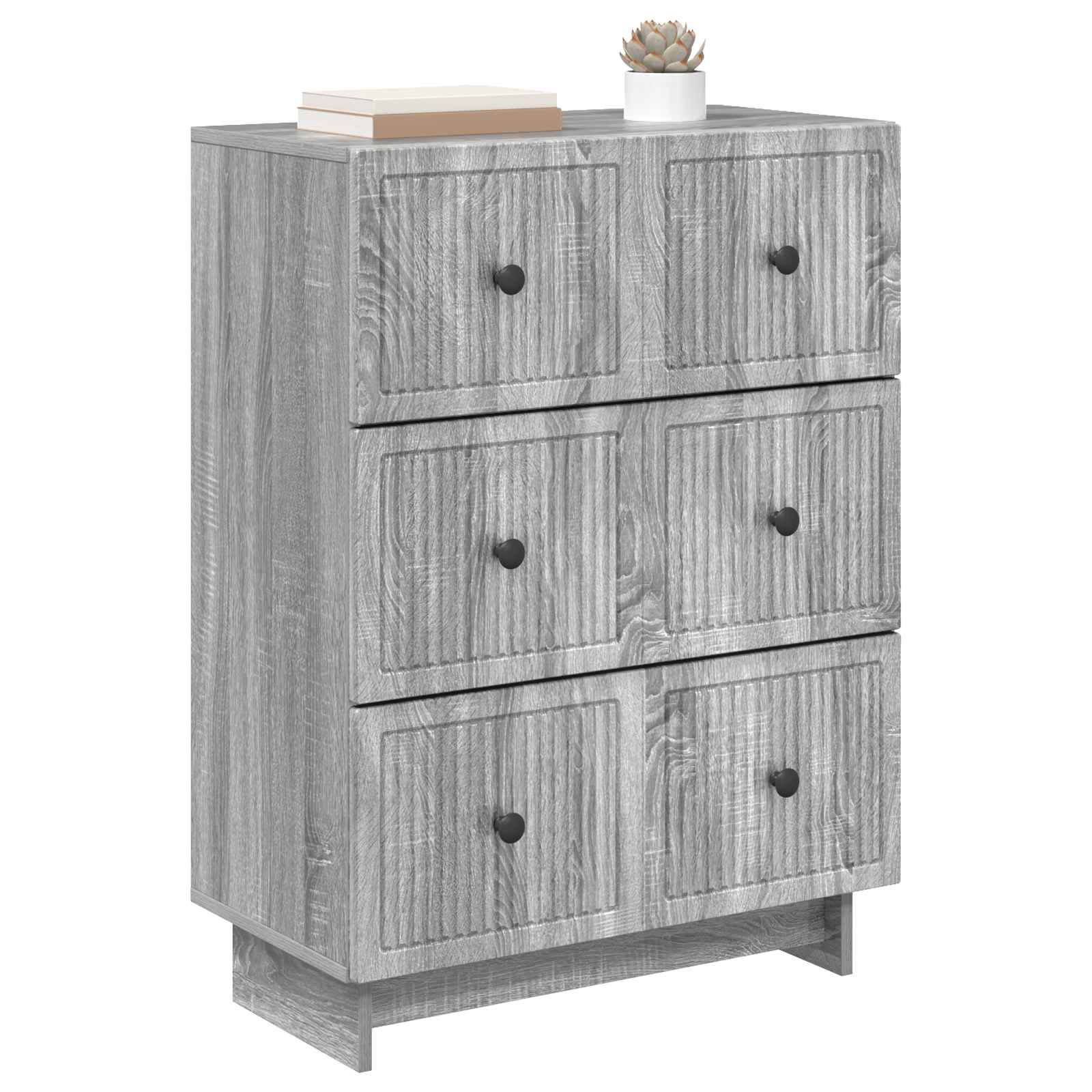 Mobile con Cassetti Grigio Sonoma 66 x 34,5 x 90 cm | homemem39