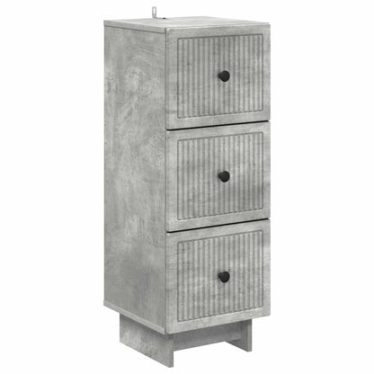 Mobile con Cassetti Grigio Cemento 33 x 34,5 x 90 cm | homemem39