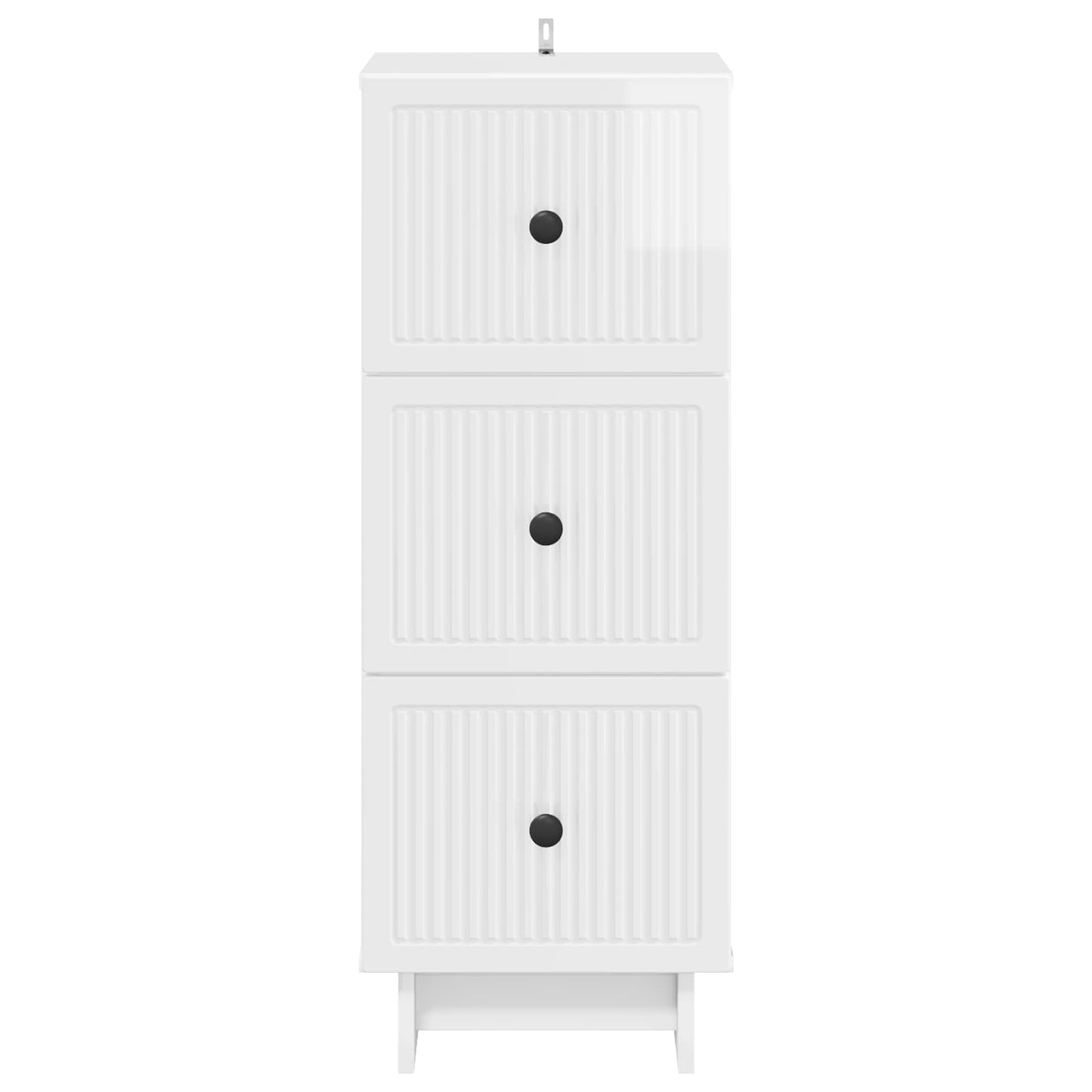 Mobile con Cassetti Bianco Lucido 33 x 34,5 x 90 cm | homemem39