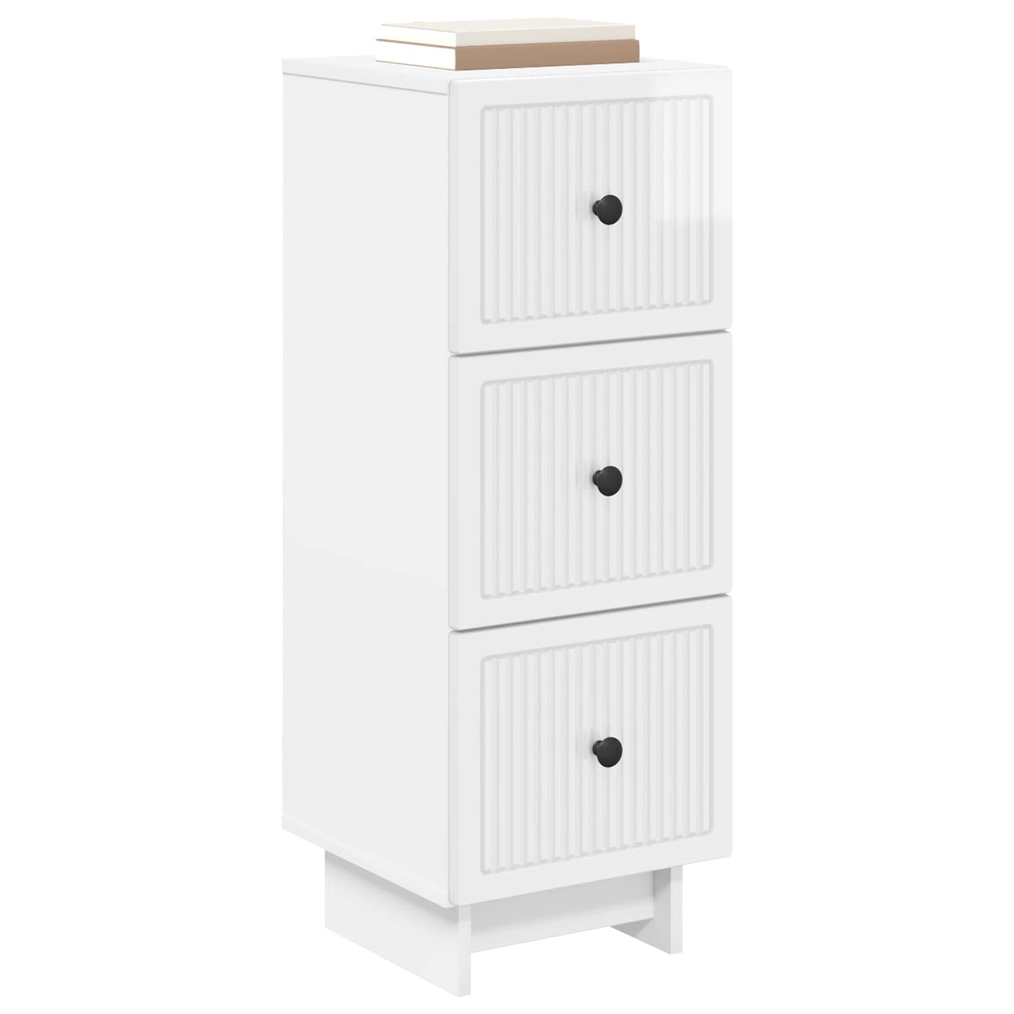 Mobile con Cassetti Bianco Lucido 33 x 34,5 x 90 cm | homemem39