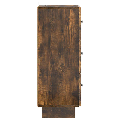 Mobile con Cassetti Rovere Fumo 33 x 34,5 x 90 cm