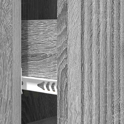 Mobile con Cassetti Grigio Sonoma 33 x 34,5 x 90 cm