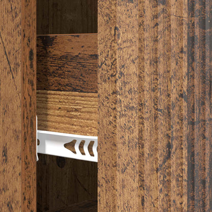 Mobile con Cassetti Legno antico 33 x 34,5 x 90 cm