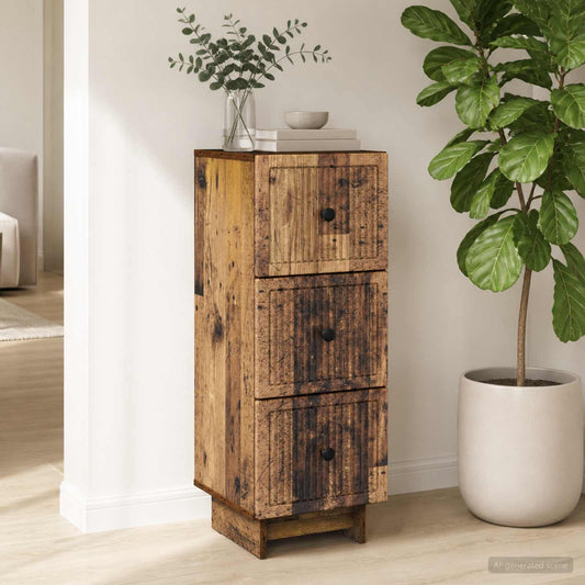 Mobile con Cassetti Legno antico 33 x 34,5 x 90 cm