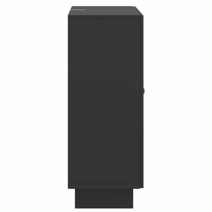 Credenza Nero 66 x 34,5 x 90 cm Legno ingegnerizzato