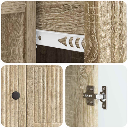 Credenza Rovere Sonoma 66 x 34,5 x 90 cm Legno ingegnerizzato