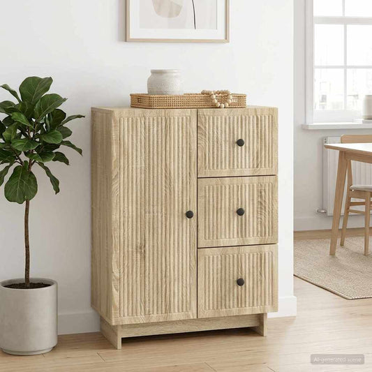 Credenza Rovere Sonoma 66 x 34,5 x 90 cm Legno ingegnerizzato