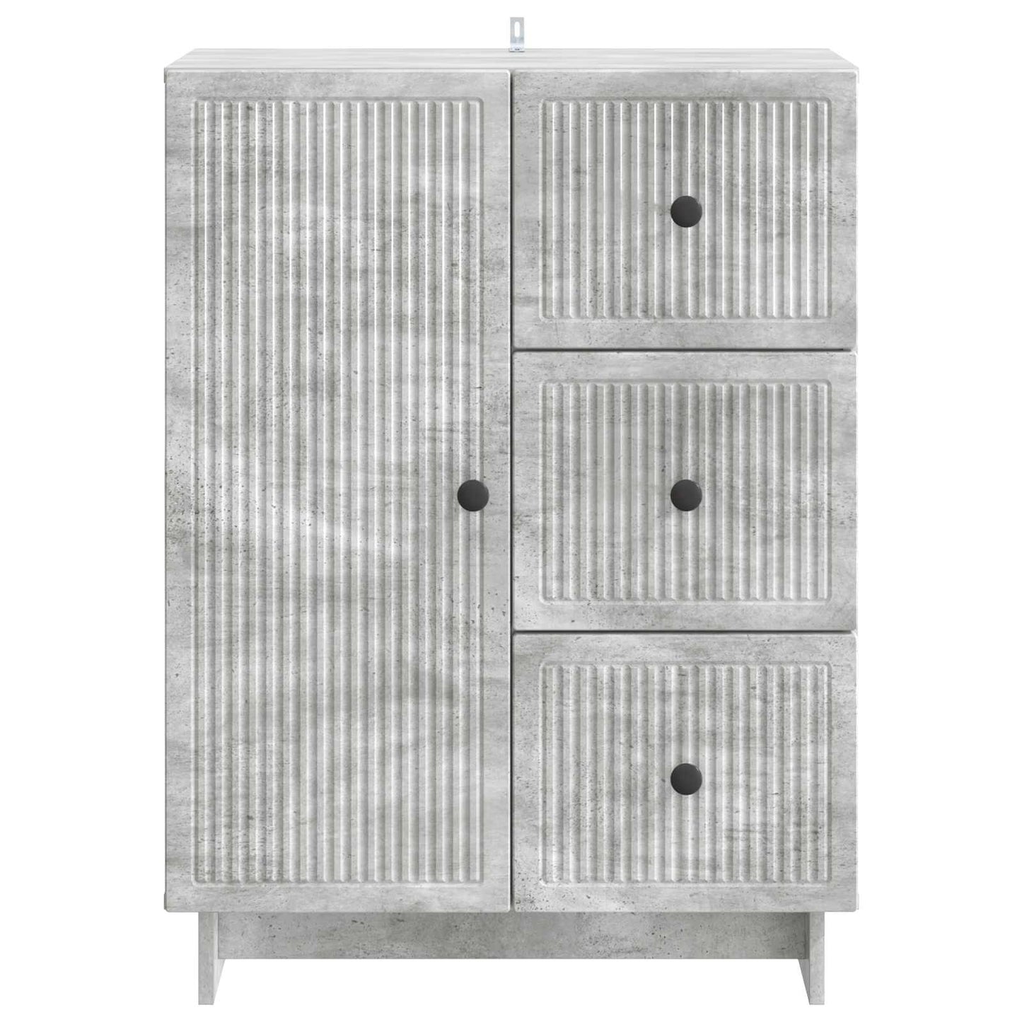 Credenza Grigio Cemento 66 x 34,5 x 90 cm Legno ingegnerizzato