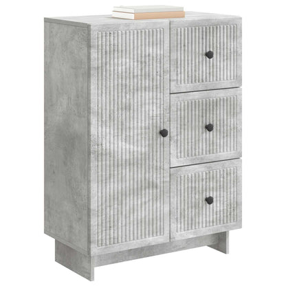 Credenza Grigio Cemento 66 x 34,5 x 90 cm Legno ingegnerizzato