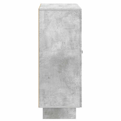 Credenza Grigio Cemento 66 x 34,5 x 90 cm Legno ingegnerizzato