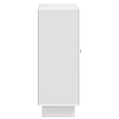 Credenza Bianco Lucido 66 x 34,5 x 90 cm Legno ingegnerizzato | homemem39