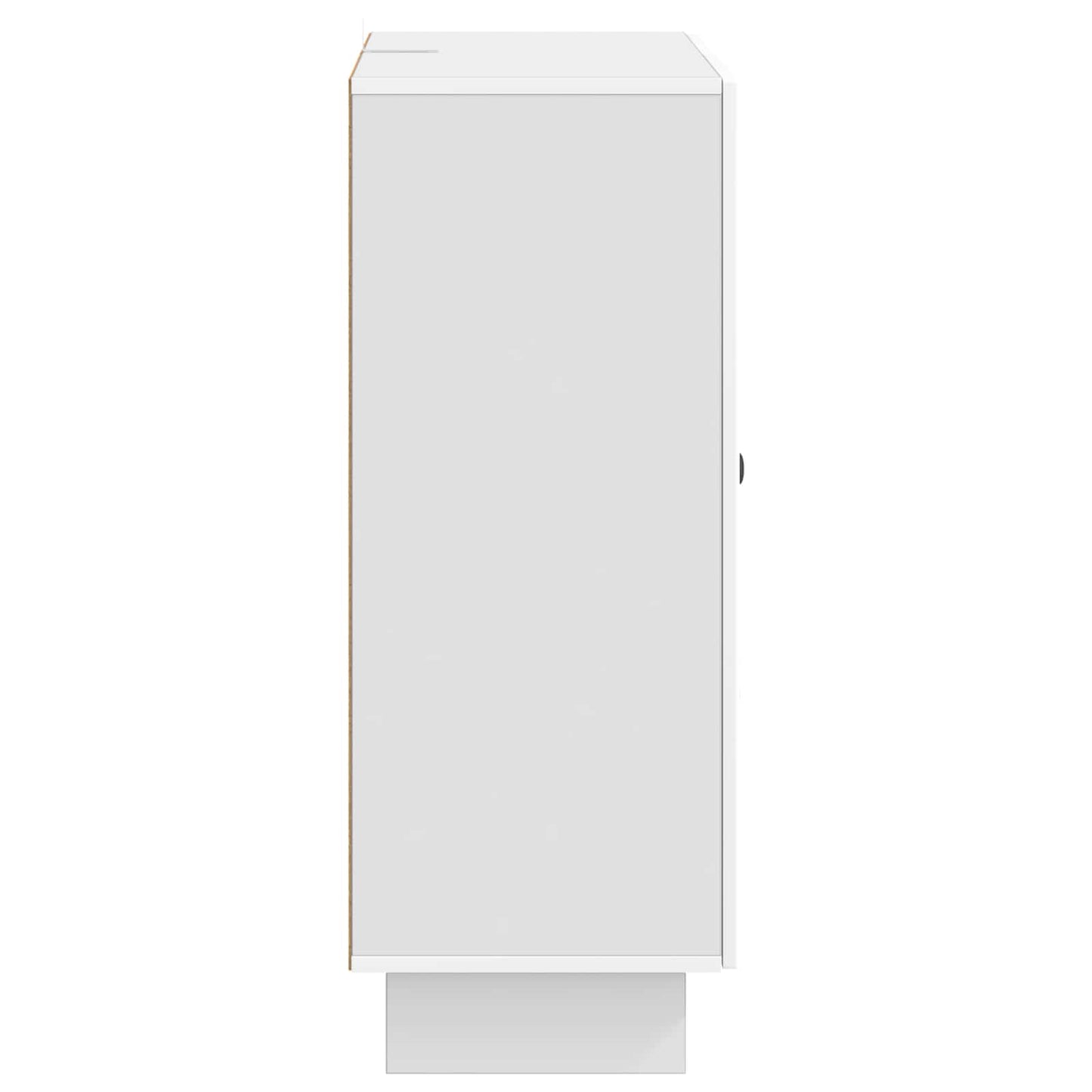 Credenza Bianco Lucido 66 x 34,5 x 90 cm Legno ingegnerizzato
