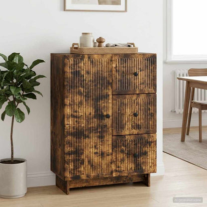 Credenza Rovere Fumo 66 x 34,5 x 90 cm Legno ingegnerizzato
